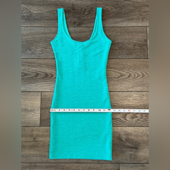 Bershka Turquoise Knit Tank Dress - Picture 14 of 16